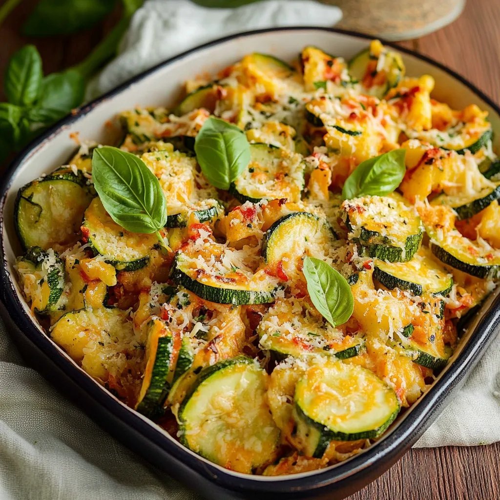 Zucchini Paprika Auflauf