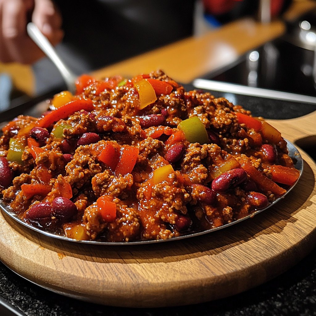 Chili sin Carne mit Paprika