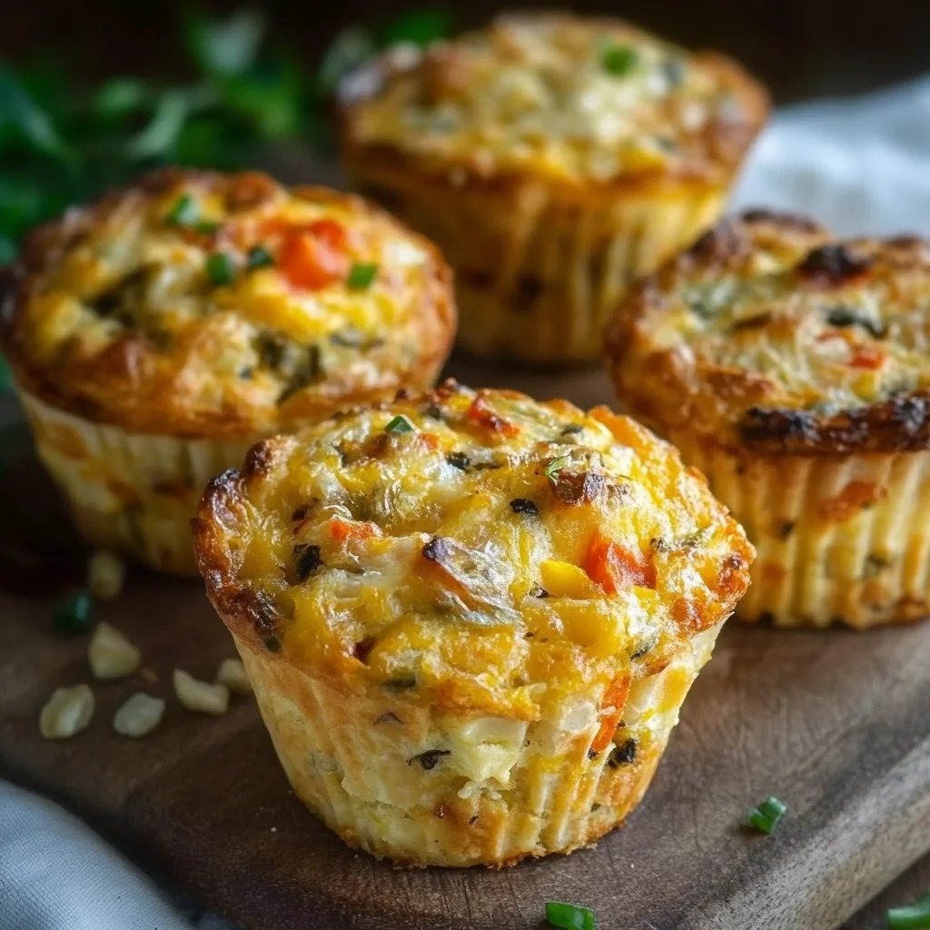 Eiermuffins mit Gemüse