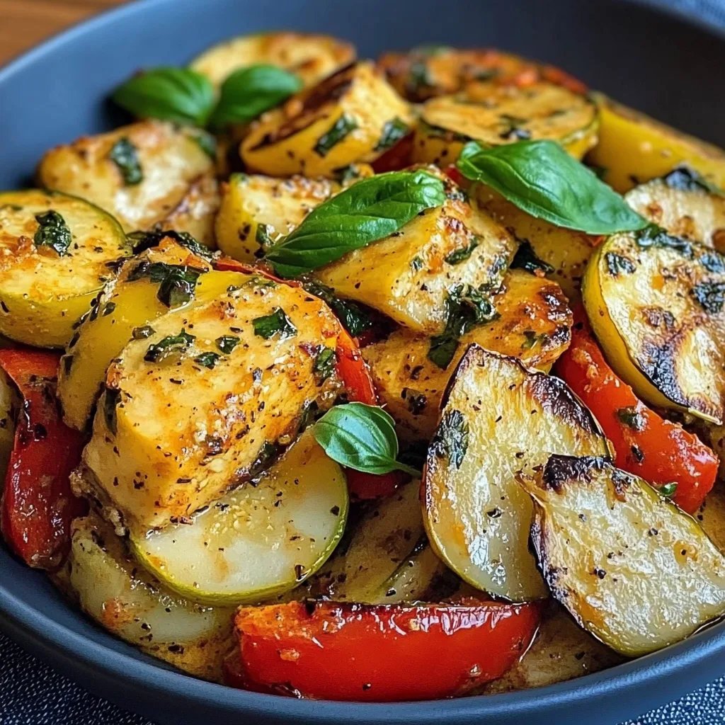 Paprika-Zucchini-Sahne-Hähnchen