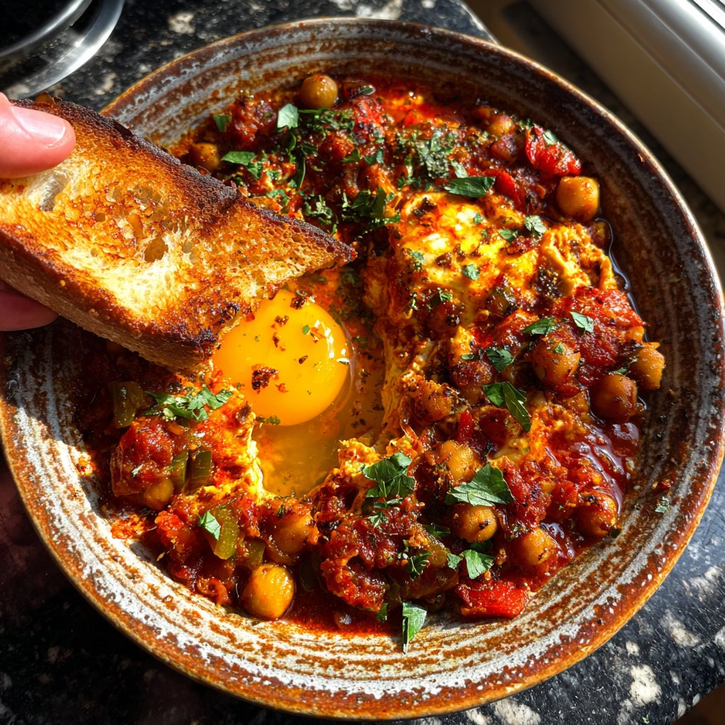 Shakshuka mit Kichererbsen