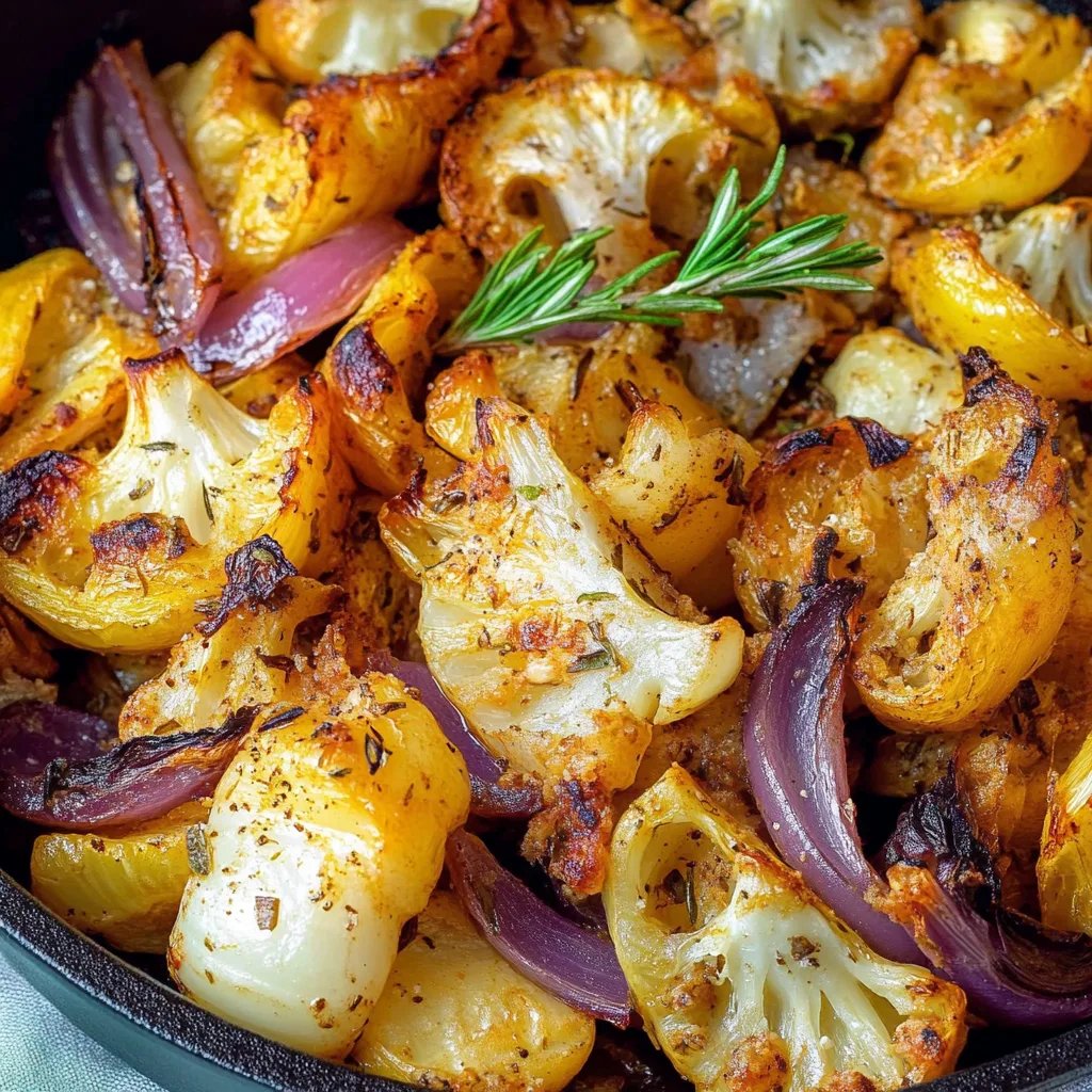 Knuspriger Blumenkohl aus dem Ofen