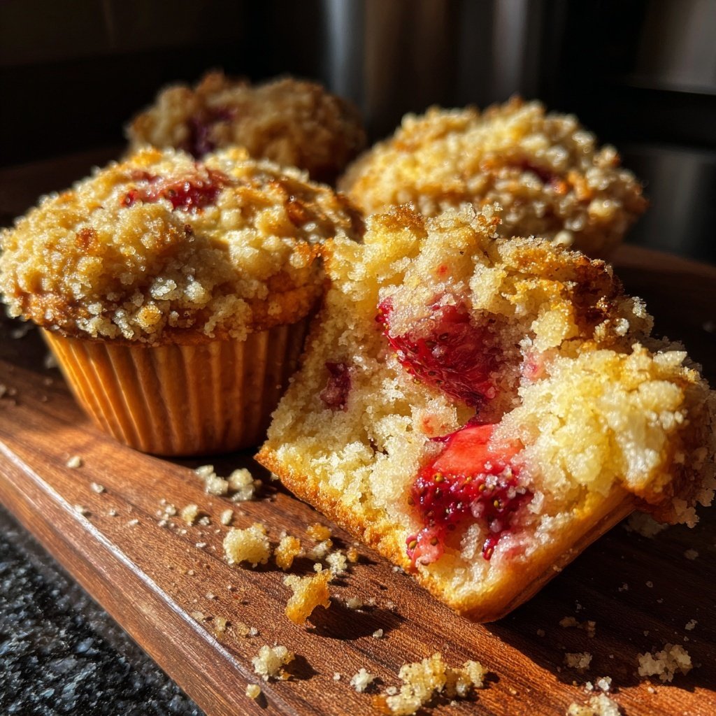 Erdbeer Streusel Muffins