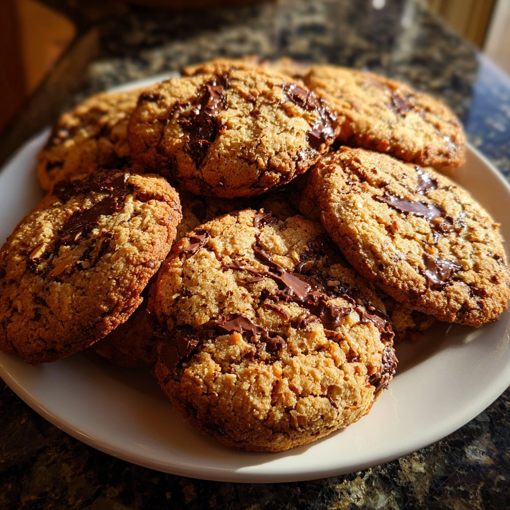 Cookies mit Kokos und Schokolade