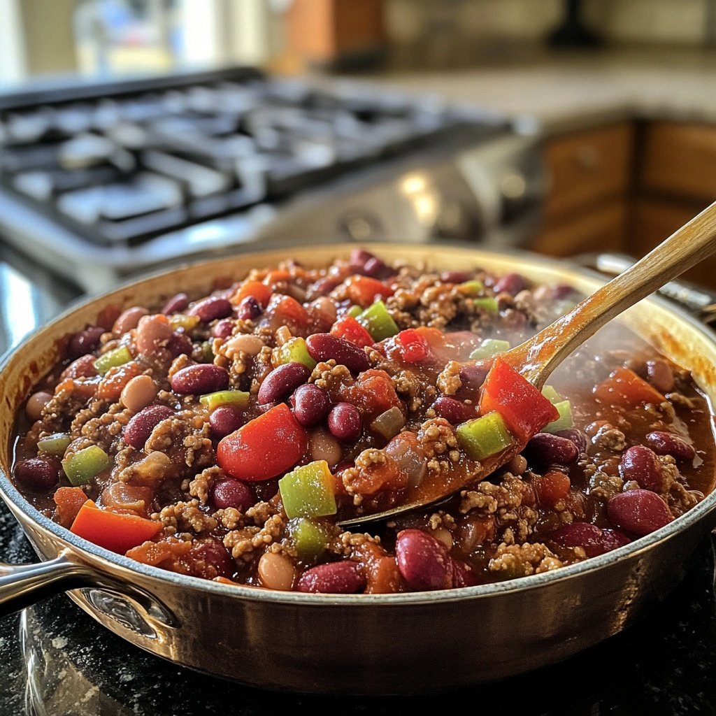 Chili sin Carne mit Tomaten