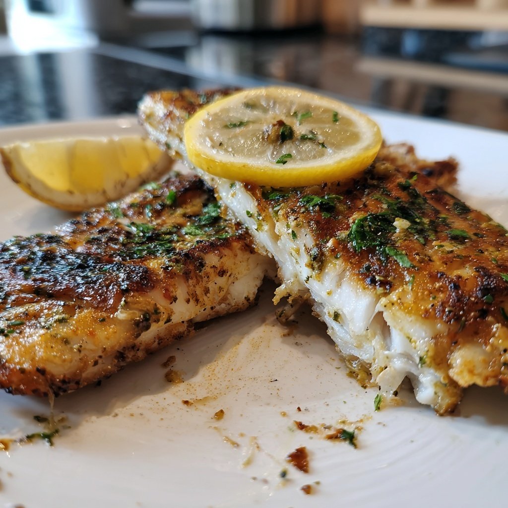 Gesund & Leicht Zitronen-Gegrillter Fisch