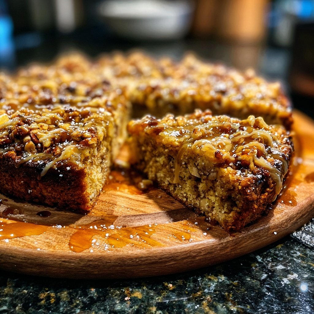 Karottenkuchen Mit Apfel Und Nüssen