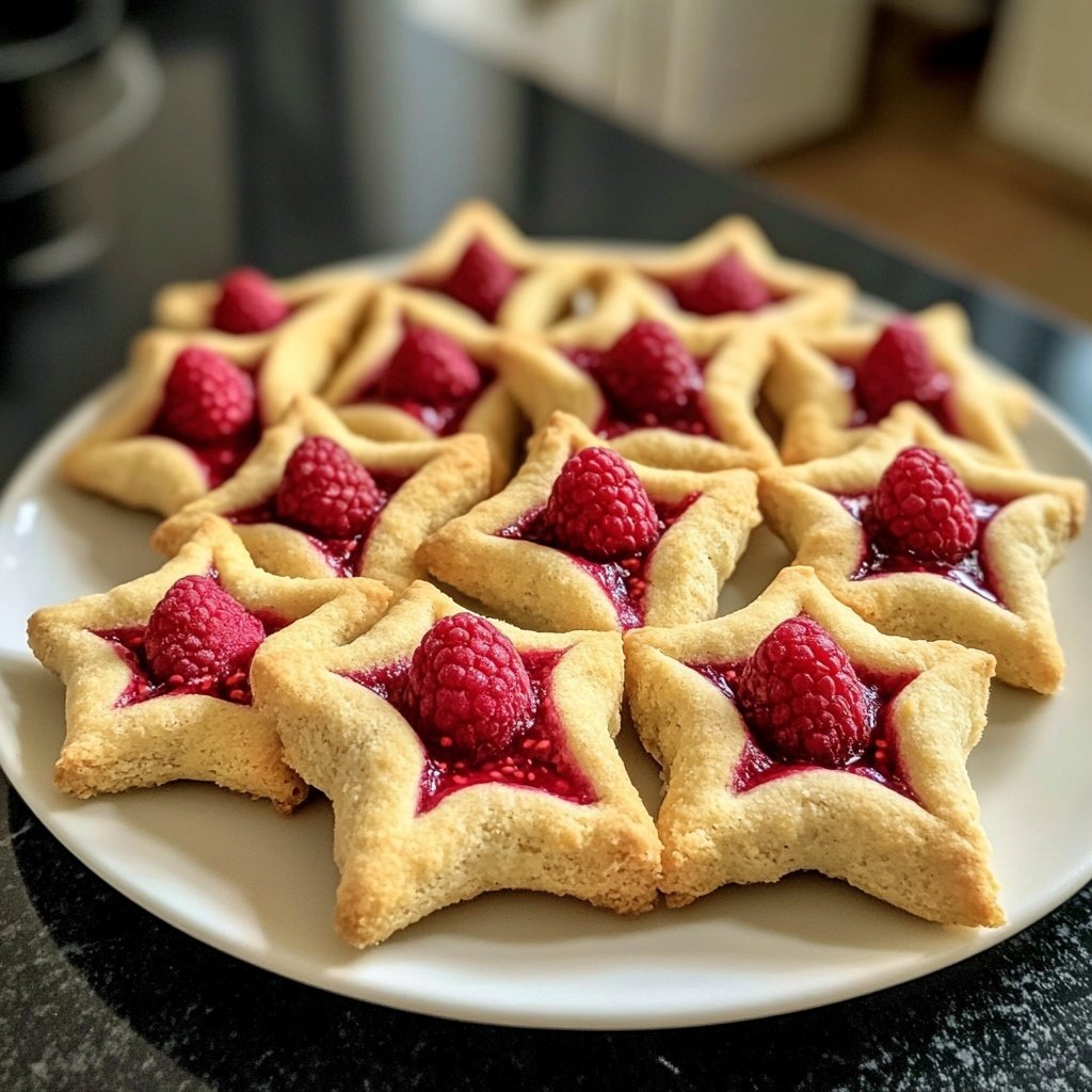Pistazien-Tannenbäumchen mit Himbeerfüllung