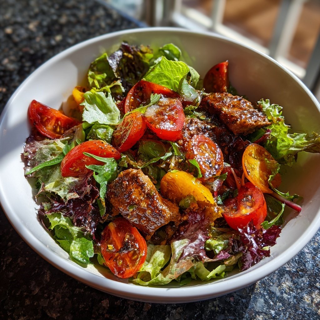 Grill Beilagen Salat Mit Essig Öl Dressing