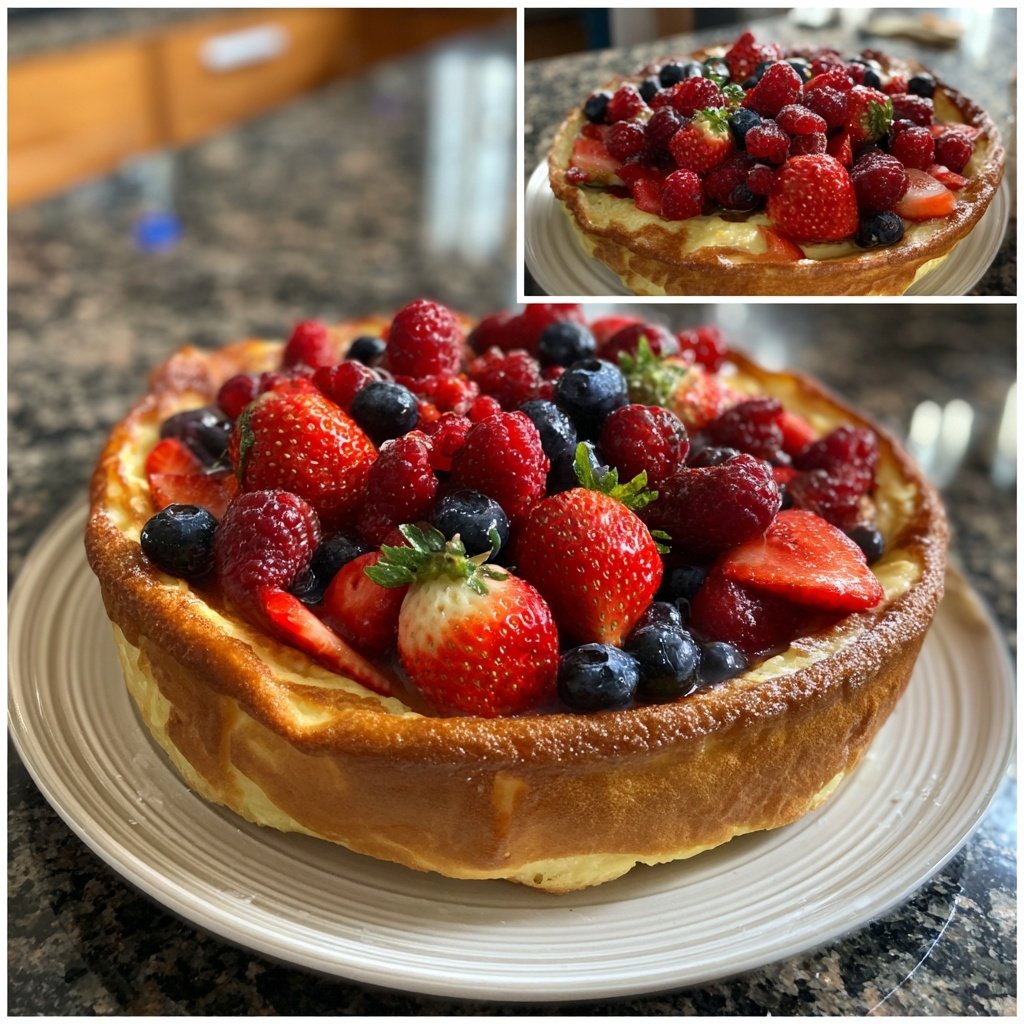 Pfannkuchen mit Beerenmix