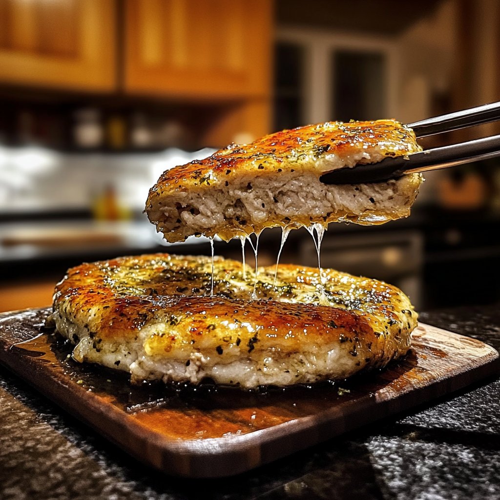 Hähnchenbrust in Pfanne saftig