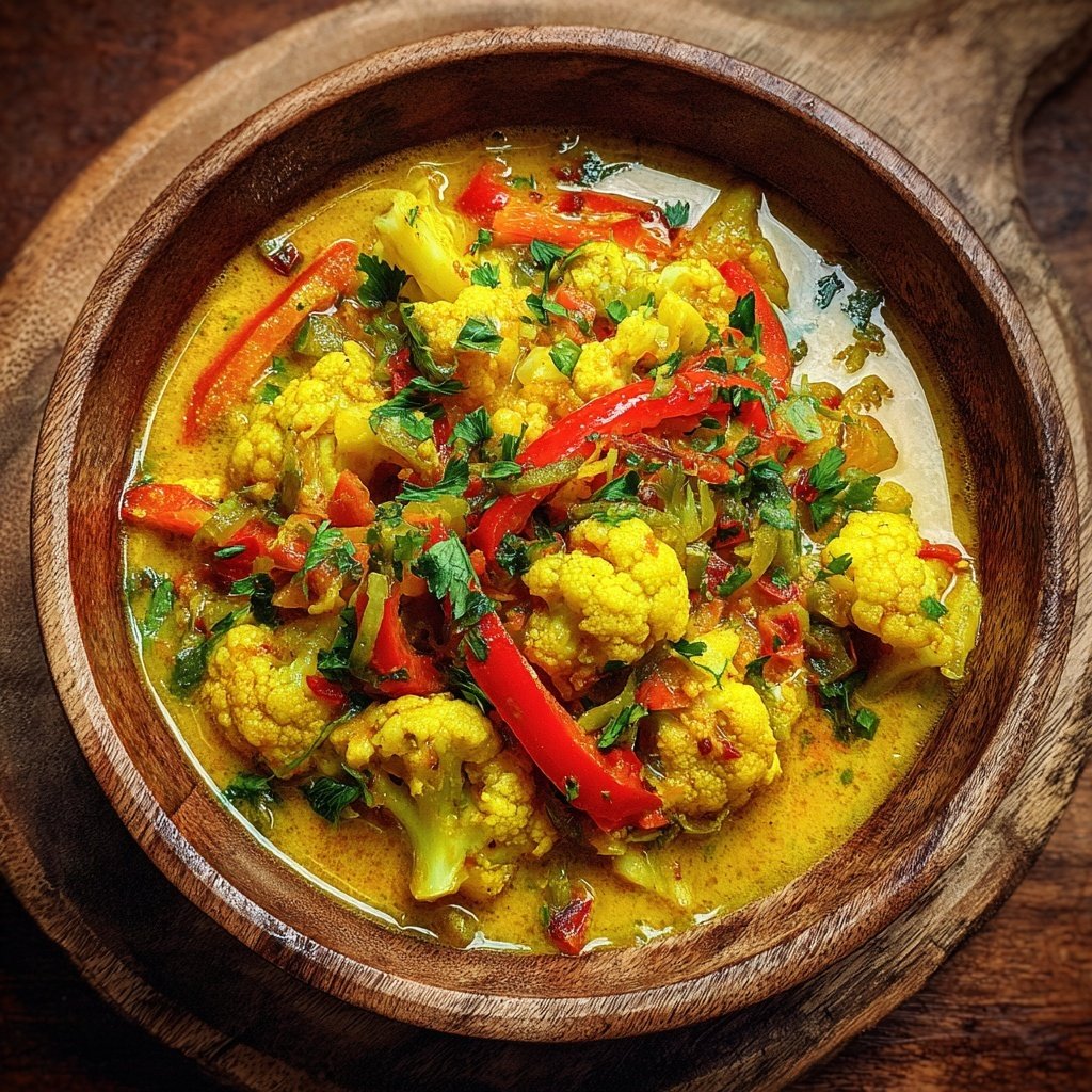 Blumenkohl Gemüse Curry Mild