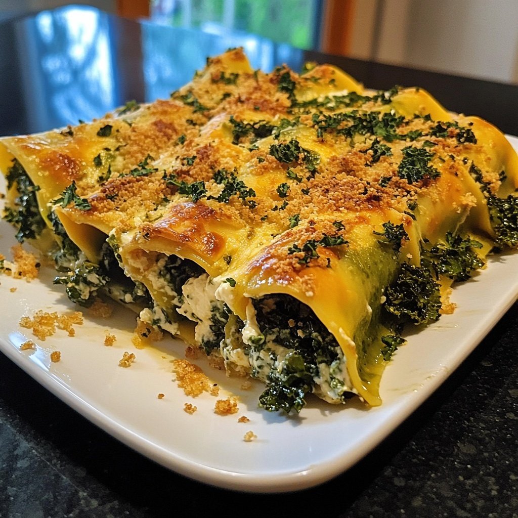 Schnelle & leckere Grünkohl Cannelloni
