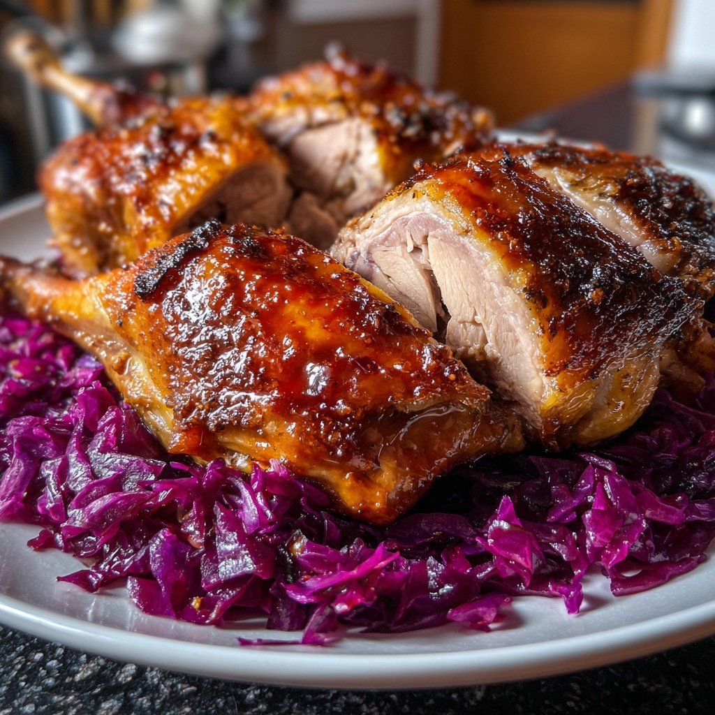 Saisonal & Festlich Weihnachtsgans mit Rotkohl