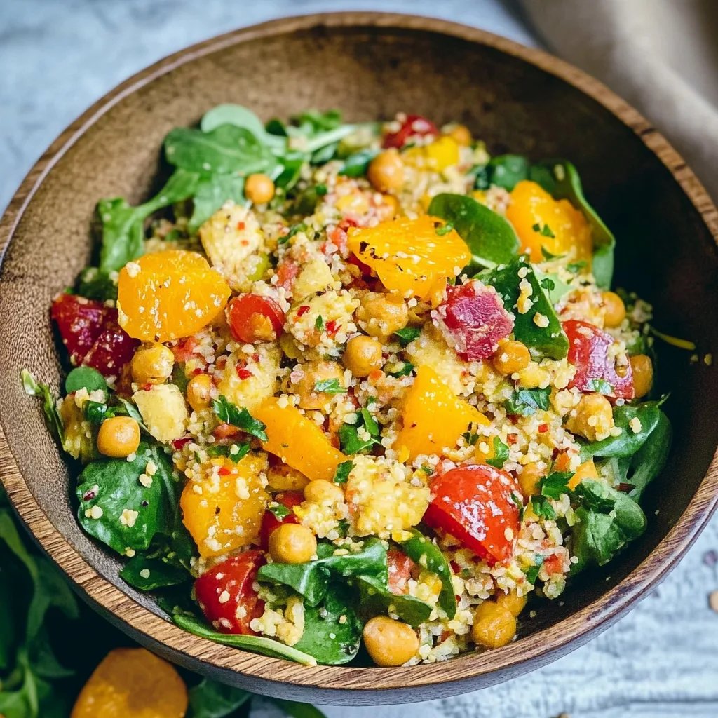 Curry-Reissalat mit Mandarinen