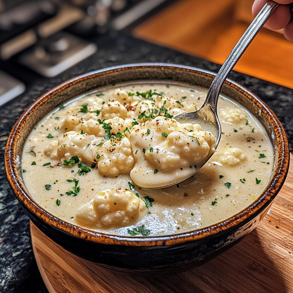Blumenkohlsuppe für den Alltag