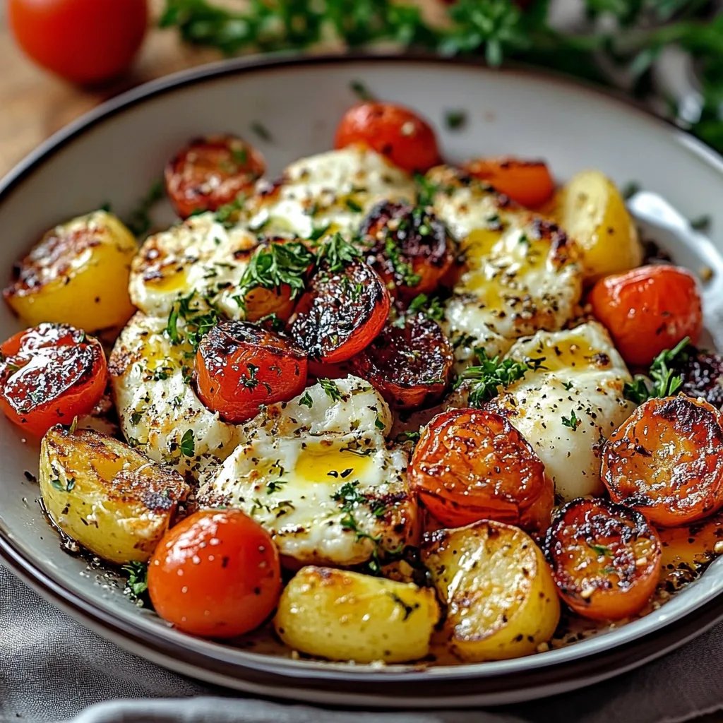 Feta Kartoffeln Ofengemüse